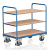 Etagenwagen Transportwagen Etagenwagen mit 3 B�den, pulverbeschichtet enzianblau,
