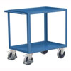 Tischwagen Transportwagen Tischwagen mit 2 Ladefl�chen, pulverbeschichtet enzianblau,
