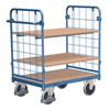 Etagenwagen Transportwagen Etagenwagen niedrig mit 2 W�nden und 3 B�den,