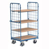 Etagenwagen Transportwagen hoher Etagenwagen mit 2 W�nden u. 4 B�den,