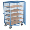Transportwagen Etagenwagen mit Drahtgitter, 1 fester u. 4 lose B�den,