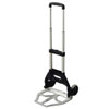 Stapelkarren aus Aluminium extrem flach zusammenlegbar, R�der mit Rollenlager,
