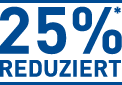 Angebots-Rabatt 25 Prozent