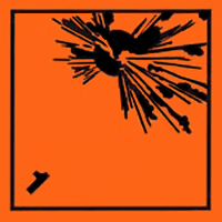 Symbol der Gefahrgutklasse 1