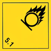 Symbol der Gefahrgutklasse 5.1