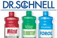 DR SCHNELL Promo-Logo mit Produktauswahl