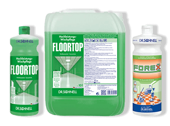 FLOORTOP Hochleistungswischpflege und Forex zur Bodenreinigung
