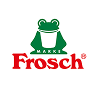 Das offizielle Firmenlogo von Frosch