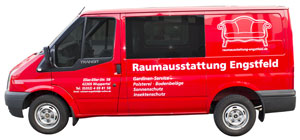 Auto mit Werbebeklebung