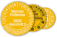 Prüfplaketten