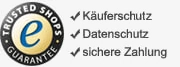 TrustedShops Guarantee - Käuferschutz, Datenschutz, sichere Zahlung