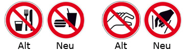 Austausch Verbotsschilder
