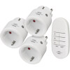 brennenstuhl Comfort - Line Funkschalt - Set Mini 3+1 3x Funk - Schaltempfänger und 1x Handsender