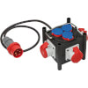 brennenstuhl kompakter Gummi - Stromverteiler BSV 3 LS E / 16 2 1 m 3 - fach Steckdosen 230V und 3x CEE - Steckdose 400V / 16 A