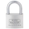 Burg Wächter Zylinder - Vorhangschloss AluTitan 770 50 massiver Aluminiumkörper, doppelt verriegelt