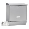 Burg Wächter Edelstahl - Briefkasten InoxStar 4720 Ni mit Schutzlack, versiegelt, zeitungsbox und Namensfenster