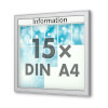 Planus 65 E Wand - Schaukasten eckig Format für 15 × DIN A4 Blätter