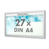 Planus 65 E Wand - Schaukasten eckig Format für 27 × DIN A4 Blätter