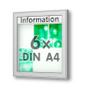 Plenum 65 E Wand - Schaukasten eckig Format für 6 × DIN A4 Blätter