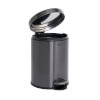 Rubbermaid Kosmetikeimer rund hochwertiger Edelstahl - Abfalleimer mit Softclose