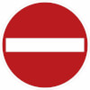 Verkehrsschild Verbot der Einfahrt VZ: 267