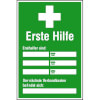 Aushang - nachleuchtend Ersthelfer - Verzeichnis