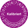 Prüfplakette - Kalibriert 21-26 [21-26]