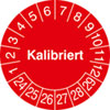 Prüfplakette - Kalibriert 24-29 [24-29]