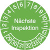 Prüfplakette - Nächste Inspektion 29-34 [29-34]
