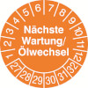 Prüfplakette - Wartung / Ölwechsel 27-32 [27-32]