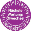 Prüfplakette - Wartung / Ölwechsel 28-33 [28-33]