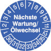 Prüfplakette - Wartung / Ölwechsel 30-35 [30-35]
