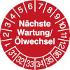 Prüfplakette - Wartung / Ölwechsel 31-36 [31-36]