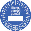 Prüfplakette - Elektr. geprüft gemäß 30-35 [30-35]