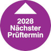Jahresprüfplakette - Nächster Termin 28 [2028]