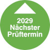 Jahresprüfplakette - Nächster Termin 29 [2029]
