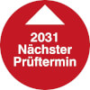 Jahresprüfplakette - Nächster Termin 31 [2031]