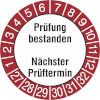 Prüfplakette - Prüfung bestanden 28-33 [28-33]