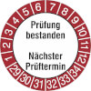 Prüfplakette - Prüfung bestanden 30-35 [30-35]