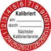 Prüfplakette - Kalibriert am durch 24-29 [24-29]
