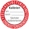 Prüfplakette - Kalibriert am durch 25-30 [25-30]