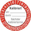 Prüfplakette - Kalibriert am durch 27-32 [27-32]