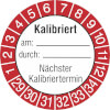 Prüfplakette - Kalibriert am durch 29-34 [29-34]