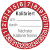 Prüfplakette - Kalibriert am durch 30-35 [30-35]