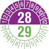 Prüfplakette zweijährig 28-29 [28]