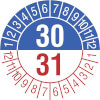 Prüfplakette zweijährig 30-31 [30]