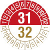 Prüfplakette zweijährig 31-32 [31]