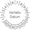 Prüfplakette 2028-2033 [28-33]