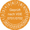 Prüfplakette VDE 0701/0702 20-25 [20-25]