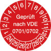 Prüfplakette VDE 0701/0702 24-29 [24-29]